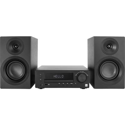 Dual DAB-MS 170 Stereoanlage Bluetooth®, CD, DAB+, UKW, USB, AUX, Inkl. Lautsprecherbox 2 x 25 W Schwarz