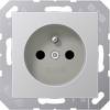 Jung 1fach Einsatz Steckdose Aluminium A 1520 FKI AL 1 St.