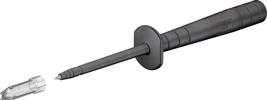 Stäubli SPP4 Sicherheits-Prüfspitze schwarz mit Buchse 4 mm