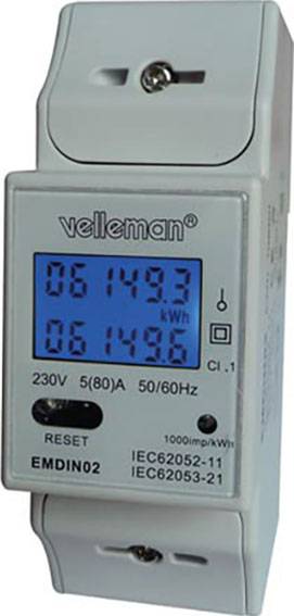 VELLEMAN EMDIN02 Energiekosten-Messgerät