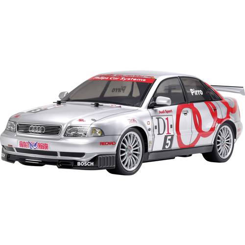 Tamiya TT-01E Audi A4 Quattro Brushed 1:10 RC Modellauto Elektro Straßenmodell Allradantrieb (4WD) Bausatz