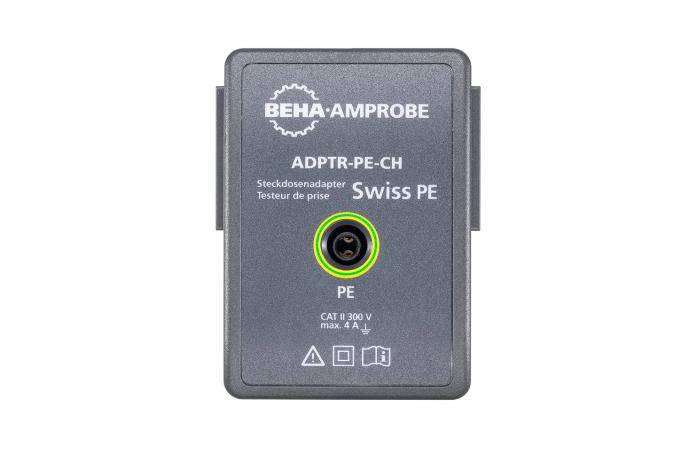 BEHA Amprobe 4969397 ADPTR-PE-CH Adapterstecker Steckdosenprüfadapter (4969397)