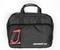 Schwarze Werkzeugtasche mit dem Aufdruck 'GEDORE red', vorne eine rote Handsäge.