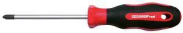 Gedore RED R38200011 3301242  Kreuzschlitz-Schraubendreher PH 0 Klingenlänge: 75 mm DIN 8764