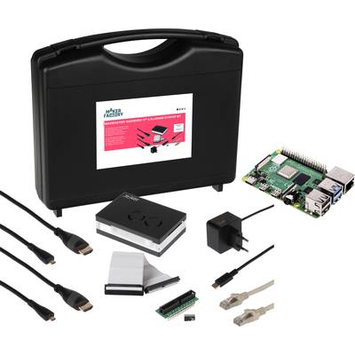 MAKERFACTORY Allround Starter Kit Raspberry Pi® 4 B 4 GB 4 x 1.5 GHz inkl. Aufbewahrungskoffer, inkl. Gehäuse, inkl. Net