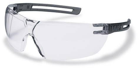 uvex x-fit 9199085 Schutzbrille inkl. UV-Schutz Grau, Transluzent