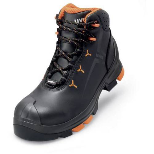 uvex 2 6503241 Sicherheitsstiefel S3 Schuhgröße (EU): 41 Schwarz, Orange 1 Paar
