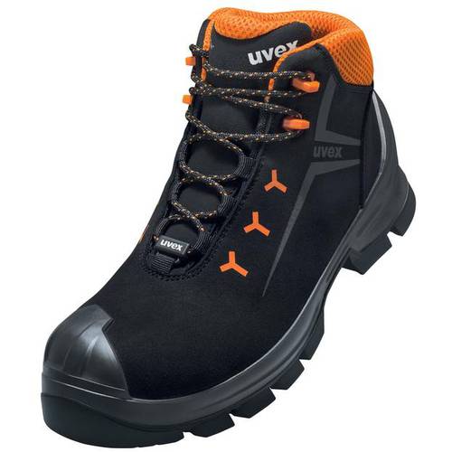 uvex 2 GTX MACSOLE® 6525246 ESD Sicherheitsstiefel S3 Schuhgröße (EU): 46 Schwarz, Orange 1 Paar