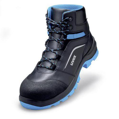 Thumbnail - uvex 2 xenova® 9556243 ESD Sicherheitsstiefel S3 Schuhgröße (EU): 43 Schwarz, Blau 1 Paar