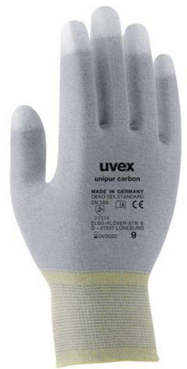 uvex 6055610 unipur carbon Arbeitshandschuh Größe (Handschuhe): 10 EN 388, EN 511 PSA-Kat. II 1 Paar