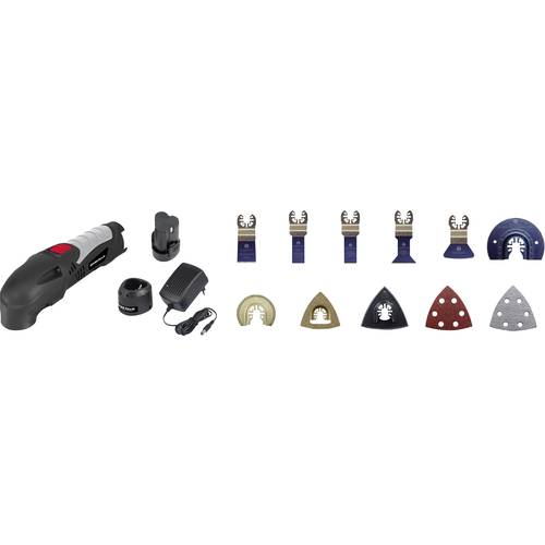 Basetech 1664134+1493004+1761445 Akku-Multifunktionswerkzeug inkl. Akku, inkl. Ladegerät 3teilig 10.8 V 1.5 Ah Anzahl mi...