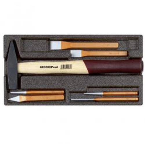 Thumbnail - Gedore RED Hammer-/Meißelsatz im 1/3 Schaumstoffmodul, 7-teilig 3301718