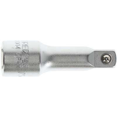 Metallische Verlängerung für Steckschlüssel mit quadratischem Antrieb und glatter Oberfläche, vermutlich für mechanische Anwendungen.