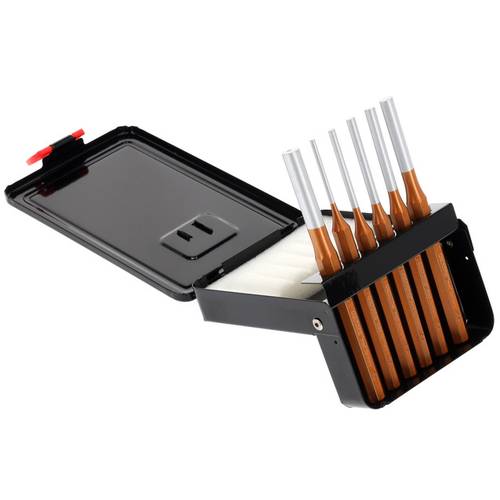 Gedore RED Splinttreibersatz Ø 3 - 10 mm in Metallklappkassette 6-teilig 3300824