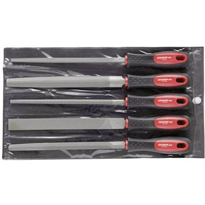 Gedore RED 3301597 Feilensatz 3-kant + 4-kant + flach + rund + halbrund 5-teilig Länge 310 mm 1 St.
