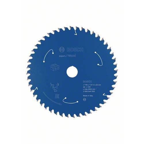 Bosch Accessories Kreissägeblatt Ø 165x20x1,5mm 48 WZ HM Expert for Wood 2608644509 Kreissägeblatt 165 x 20 mm Zähneanza...
