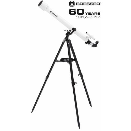 Bresser Optik Classic 60/900 AZ Linsen-Teleskop Azimutal Achromatisch Vergrößerung 45 bis 338 x