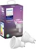 Philips LED LED-Leuchtmittel (2er-Set) 929001953102 EEK: G (A - G) White and Color Ambiance GU10 RGBW EEK: G (A - G)