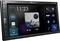 Autoradio-Display zeigt Musikplayer-Schnittstelle mit Songcover. Symbole für WebLink, Smartphone und DAB+ sichtbar. Uhrzeit: 11:23.