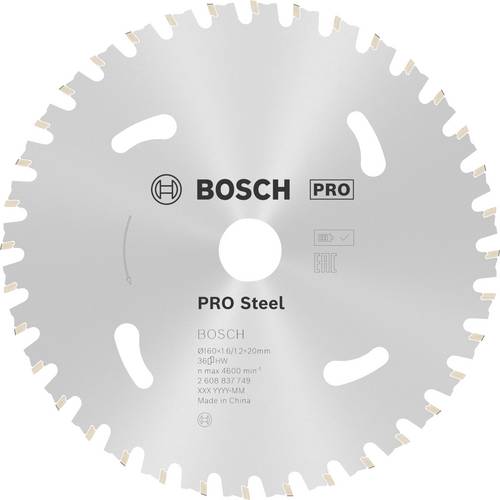 Thumbnail - Bosch Accessories Bosch Power Tools 2608837749 Kreissägeblatt 160 x 20 mm Zähneanzahl: 36 1 St.