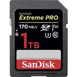 SDXC karta, 1 TB, SanDisk Extreme® PRO, Class 10, UHS-Class 3, UHS-I