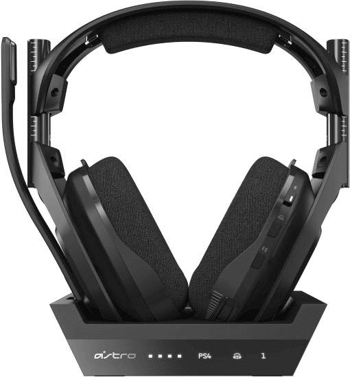 Astro A50 Over Ear Headset 7.1 Surround Schwarz Mikrofon-Rauschunterdrückung, Noise Cancelling Lautstärkeregelung, Mikro-4