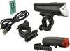FISCHER Fahrrad-LED-Beleuchtungs-Set 40/20/10 Lux