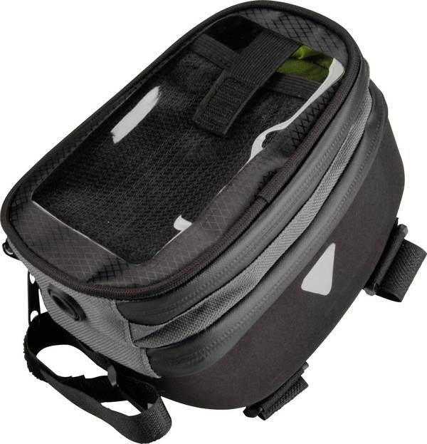 FISCHER Fahrrad-Oberrohrtasche Premium, schwarz