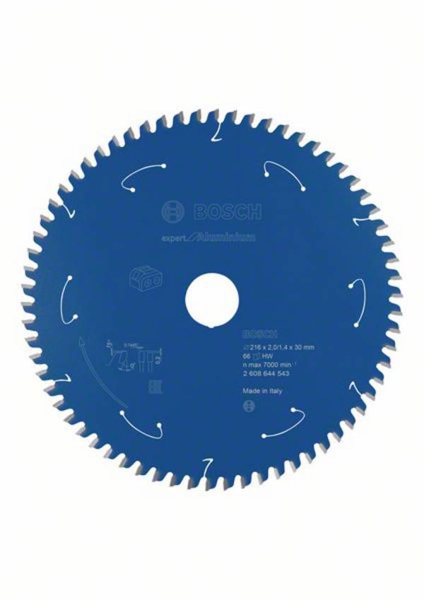 Bosch Accessories Kreissägeblatt Ø 216x30x2,0mm 66 HLTCG HM Expert for Aluminium 2608644543 Kreissägeblatt 216 x 30 mm Zähneanzahl: 66 1 St.