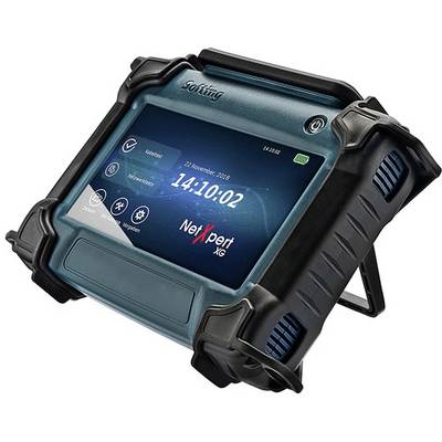 Tragbares, robustes Testgerät mit Display zeigt Datum '27. November 2019' und Uhrzeit, geeignet für technische Messungen und Analysen.