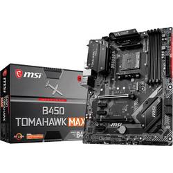 Image of MSI Gaming B450 Tomahawk Max Mainboard Sockel (PC) AMD AM4 Formfaktor (Details) ATX Mainboard-Chipsatz AMD® B450