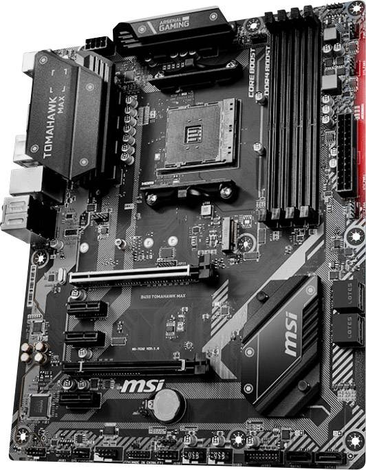 MSI Gaming B450 Tomahawk Max Mainboard Sockel (PC) AMD® AM4 Formfaktor (Details) ATX Mainboard-Chipsatz AMD® B450-1