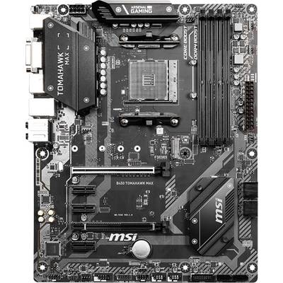 MSI Gaming B450 Tomahawk Max Mainboard Sockel (PC) AMD® AM4 Formfaktor (Details) ATX Mainboard-Chipsatz AMD® B450-2