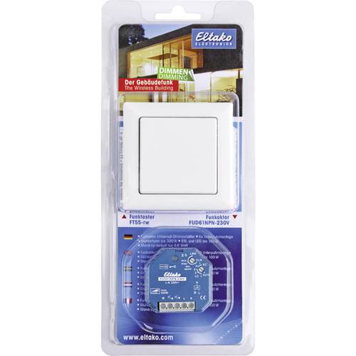 BPD55 Blister-Pack Dimmen Eltako Starterkit Beleuchtung Aufbau, Unterputz Schaltleistung (max.) 300 W