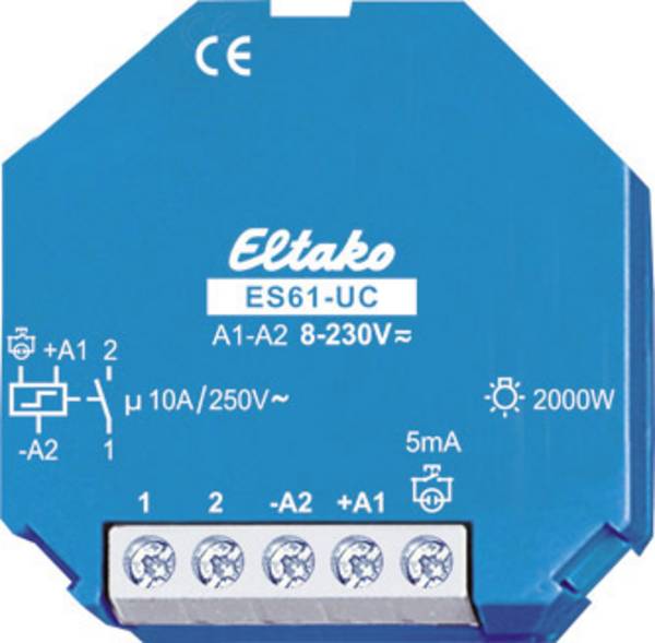 Stromstoß-Schalter Unterputz Eltako ES61-UC 1 Schließer 230 V 4 A 2000 W 1 St.
