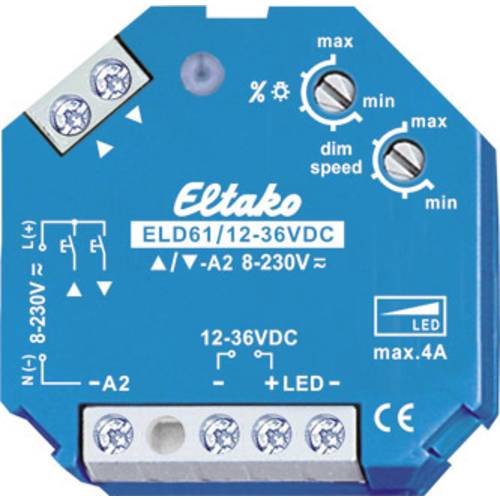 Eltako 61100865 Universal-Dimmer Geeignet für Leuchtmittel: LED-Lampe Blau