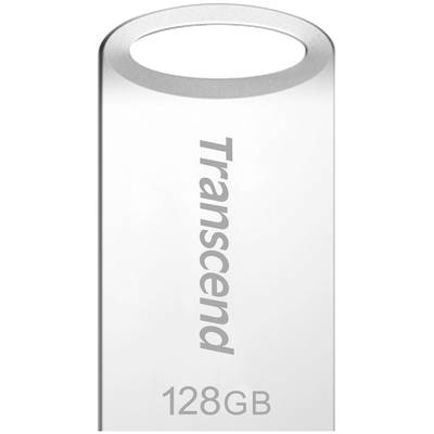 USB-Stick der Marke Transcend mit einer Speicherkapazität von 128 GB.