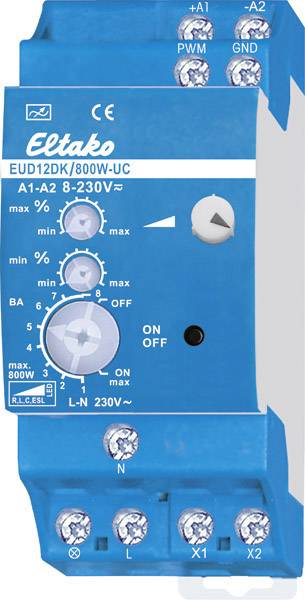 ELTAKO GMBH Eltako Uni-Dimmschalter EUD12DK/800W-UC m.Drehknopf 21100810