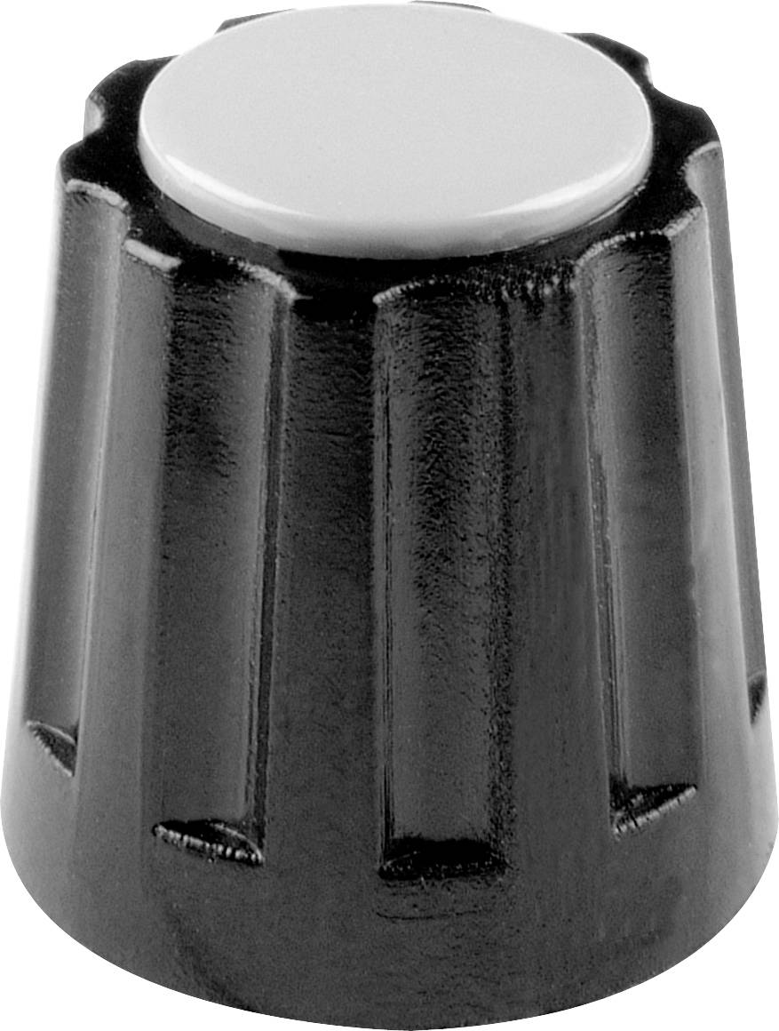 MENTOR 331.4 Drehknopf Schwarz (Ø x H) 14.5 mm x 14 mm 1 St.
