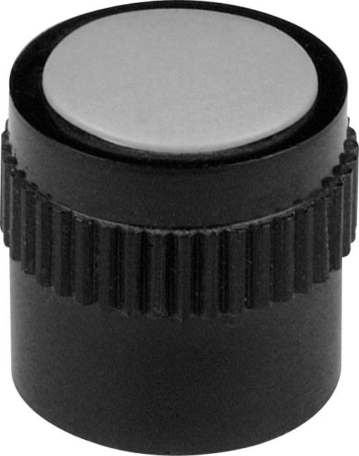 MENTOR 4134.603 Drehknopf mit Knopfmarkierung Schwarz (Ø x H) 35.7 mm x 18 mm 1 St.