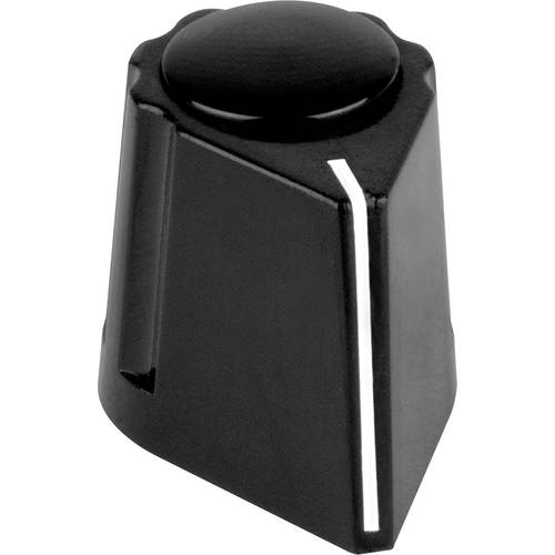 Mentor 427.411 427.411 Drehknopf mit Knopfmarkierung Schwarz (B x H) 19.5 mm x 14 mm 1 St.