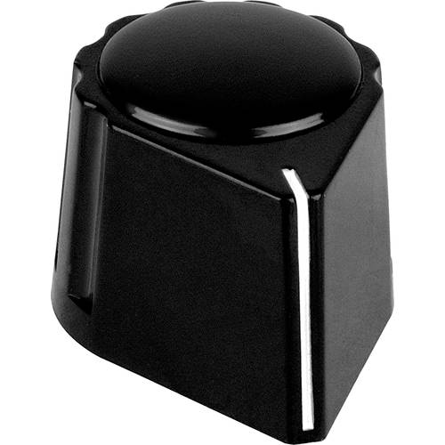 Mentor 428.611 428.611 Drehknopf mit Knopfmarkierung Schwarz (B x H) 26.5 mm x 15 mm 1 St.