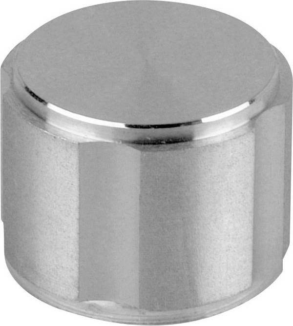 Mentor 5574.6000 5574.6000 Drehknopf mit Knopfmarkierung Aluminium (Ø x H) 28 mm x 17 mm 1 St.
