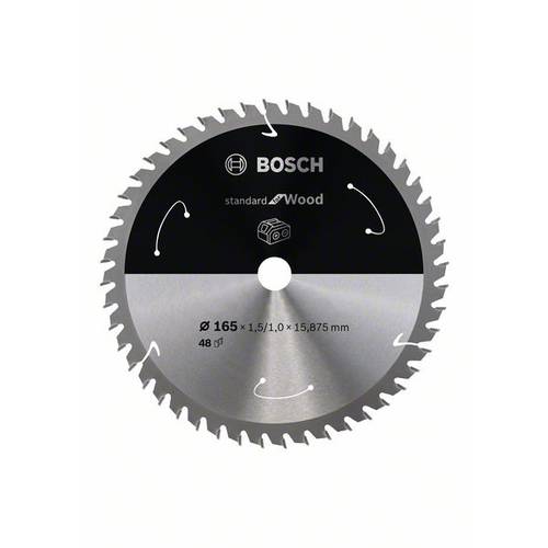 Thumbnail - Bosch Accessories Bosch Power Tools 2608837683 Hartmetall Kreissägeblatt 165 x 15.875 mm Zähneanzahl: 48 1 St.