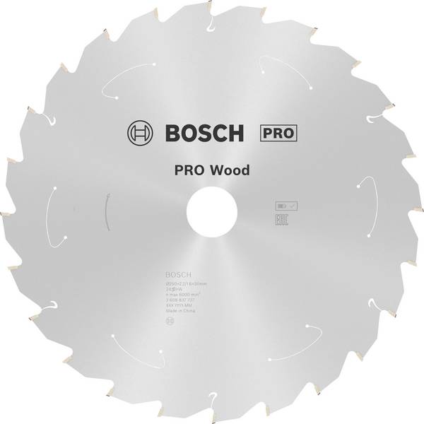 Bosch Accessories 2608837727 2608837727 Hartmetall Kreissägeblatt 250 x 30 mm Zähneanzahl: 24 1 St.