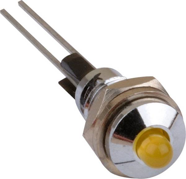 Mentor 2663.1003 2663.1003 LED-Fassung Metall Passend für (LEDs) LED 3 mm Schraubbefestigung
