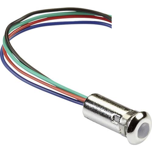 Mentor 2660.8503 LED-Signalleuchte RGB Linse 5 mm 2 V, 3.5 V, 3.5 V 20 mA, 20 mA, 20 mA