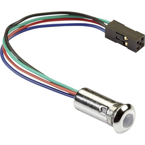 Thumbnail - Mentor 2660.8504 LED-Signalleuchte RGB Linse 5 mm 2 V, 3.5 V, 3.5 V 20 mA, 20 mA, 20 mA