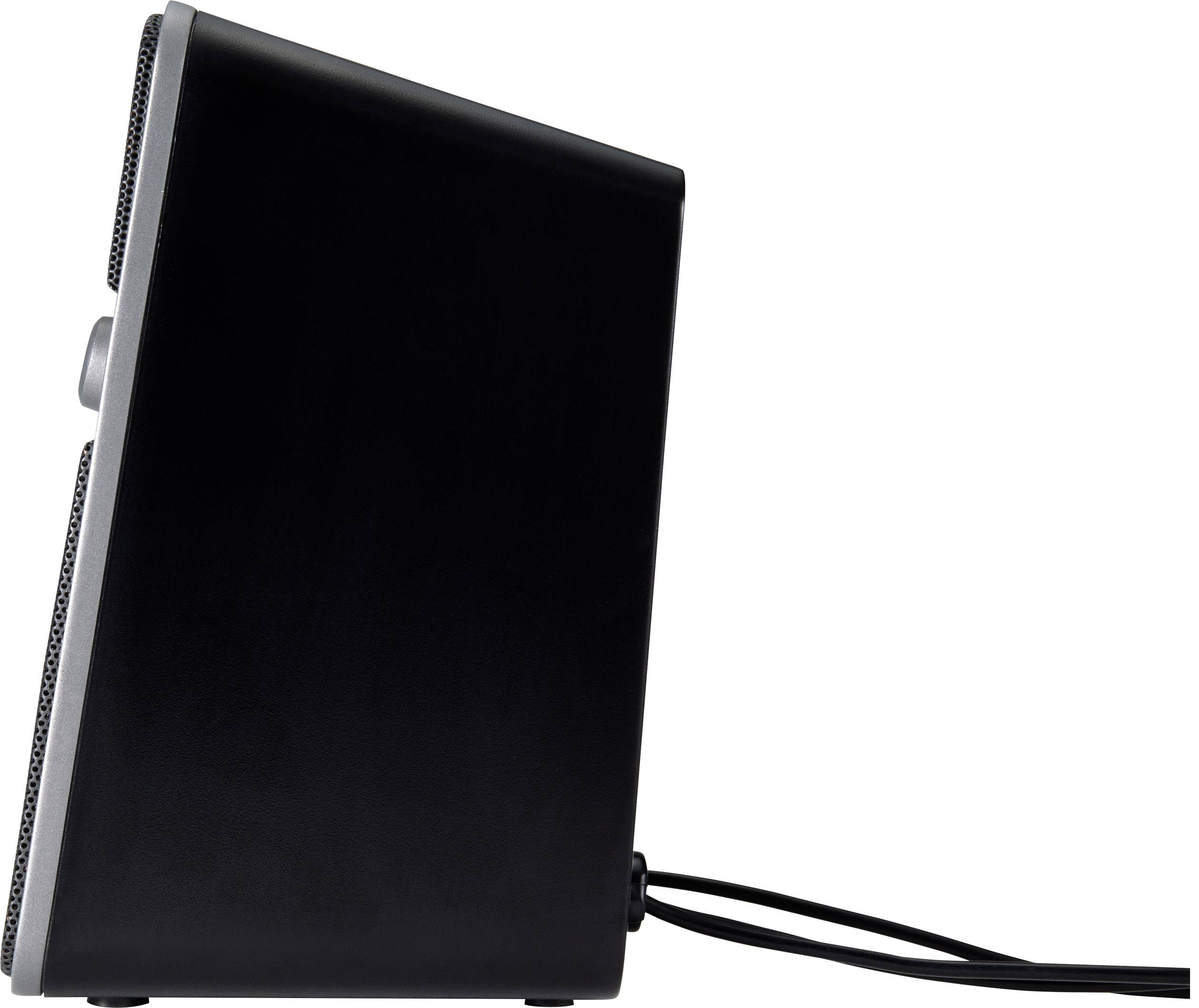 Renkforce 2.0 PC-Lautsprecher Bluetooth®, Kabelgebunden 6 W Schwarz, Silber-2