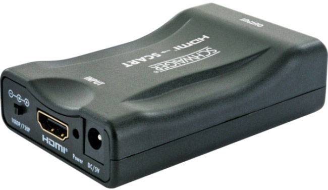 Schwaiger HDMSCA02533 - NTSC,PAL - SCART - HDMI - 5 V - 1 A - 88,5 mm - x HDMI --4